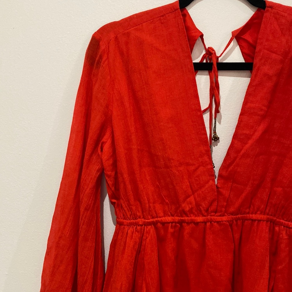 Free People Red Mini Dress